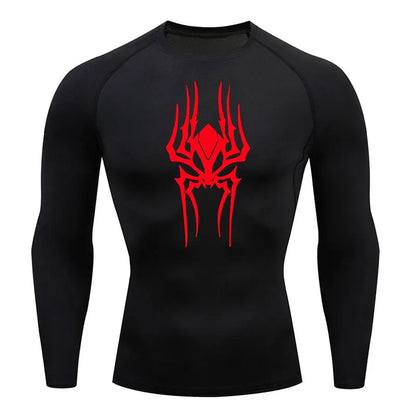 Demonic Spider Long Sleeve Compression Shirt