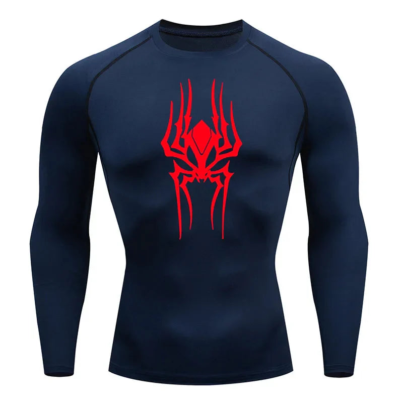 Demonic Spider Long Sleeve Compression Shirt