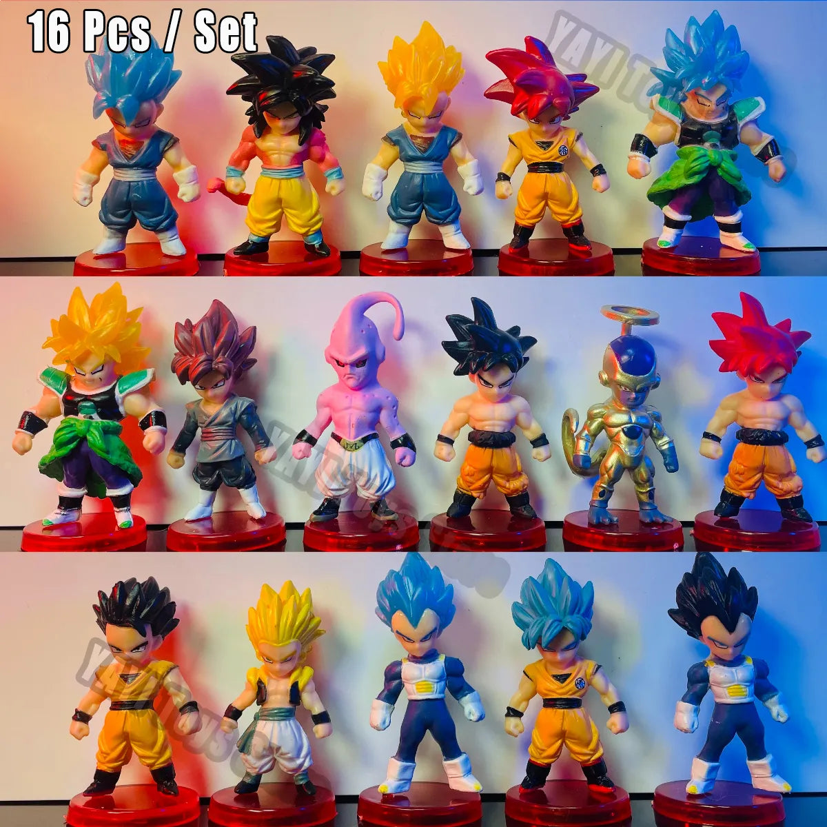 Dragon Ball Super Saiyan Son Goku Anime Figure Set Action Figurine Model Gifts Toy