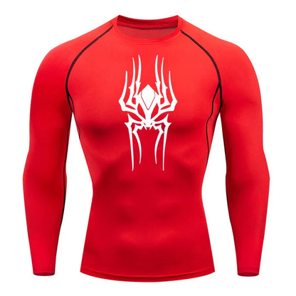 Demonic Spider Long Sleeve Compression Shirt